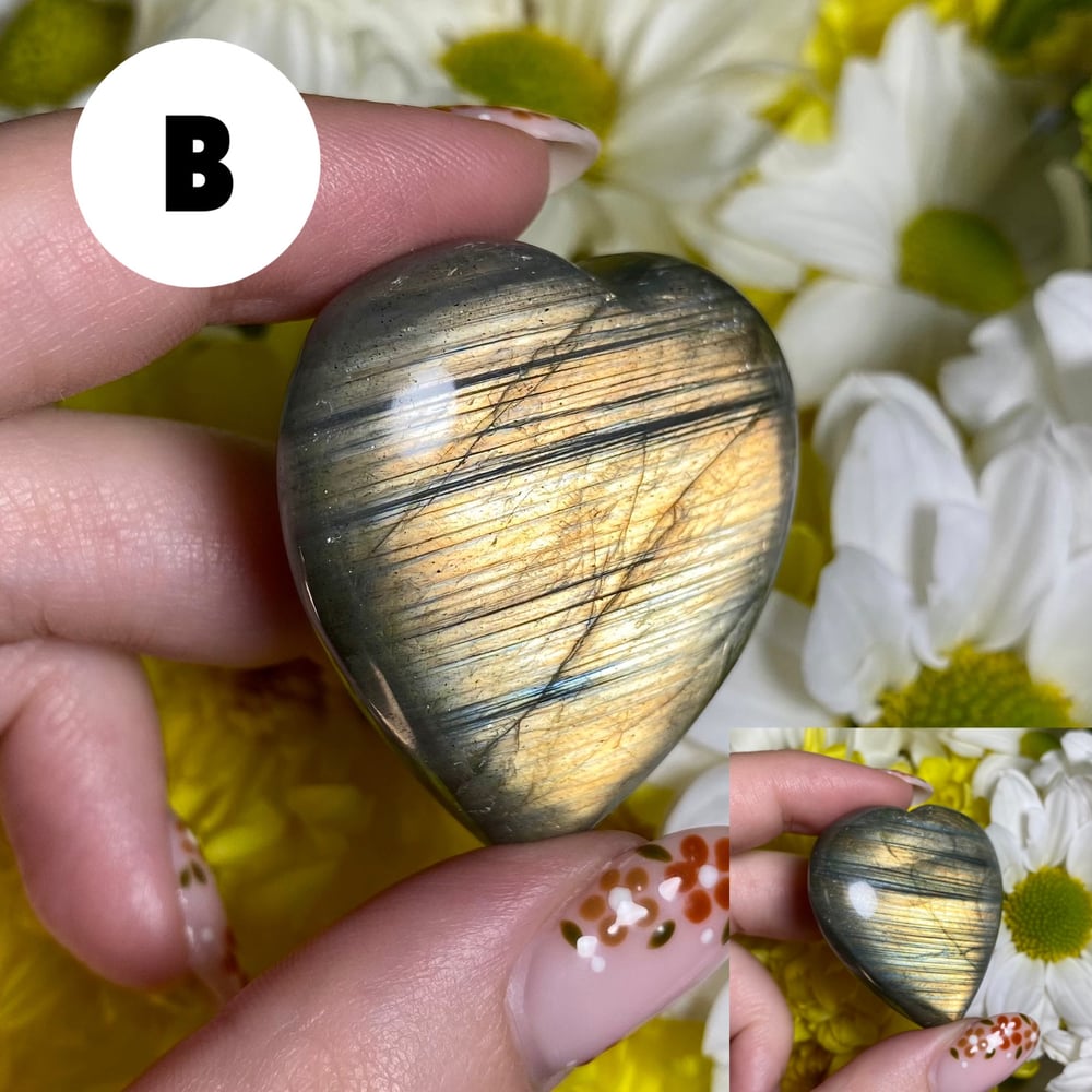 Image of Labradorite Heart