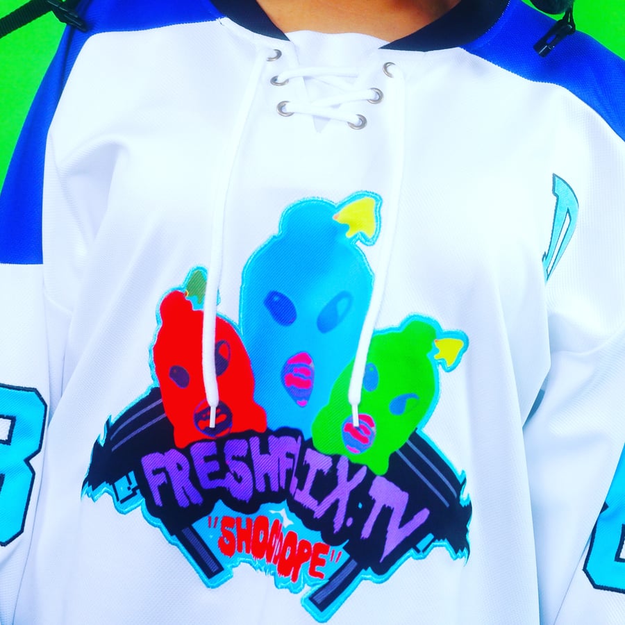 Image of SHOOT DOPE CREW HOCKEY JERSEY 