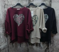 Image 2 of SPARKLE HEART DRAWSTRING TOP