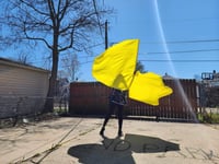 Image 1 of Priesthood worship flags - Joy(yellow) Adult