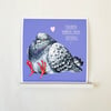 Tauben haben auch Gefühle - (20x20cm) FineArt Print 