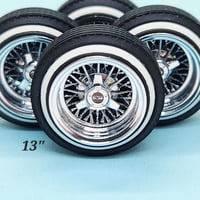 Image 2 of 1:25 13 and 14 inch 36 spoke Z's 