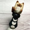 Luna Kitty Ready To Ship Ergonomic Crochet Hook