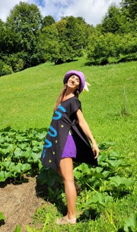 Image 2 of "Happy Blue" Twin Tunic, Size L/XL