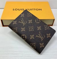 Image 1 of Leather Passport Holder Book 