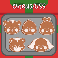 Image 1 of Preorder: Oneus Gingerbread Ornaments 