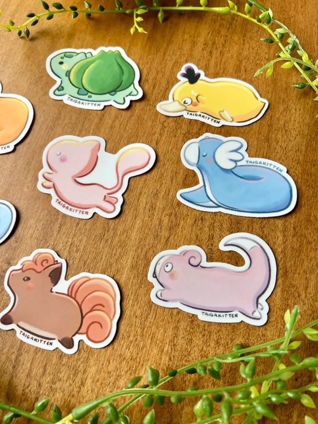 Poke Bean Stickers