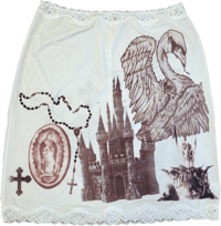 Image 1 of white swan skirt