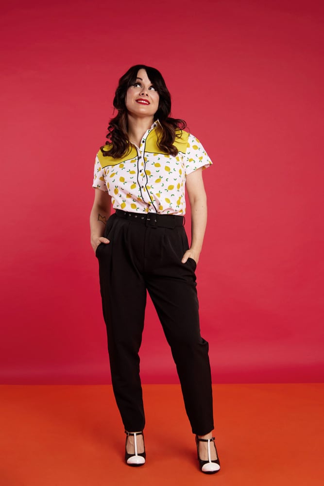 Image of Pantalon Burning Love negro