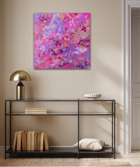 Image 1 of NEW ✨ Orginal Artwork - Pink Blossom 61 x 61cms