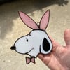 “Playboy Snoop” Stained Glass Hanging