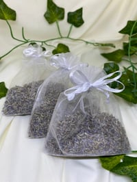 Lavender & amethyst bags