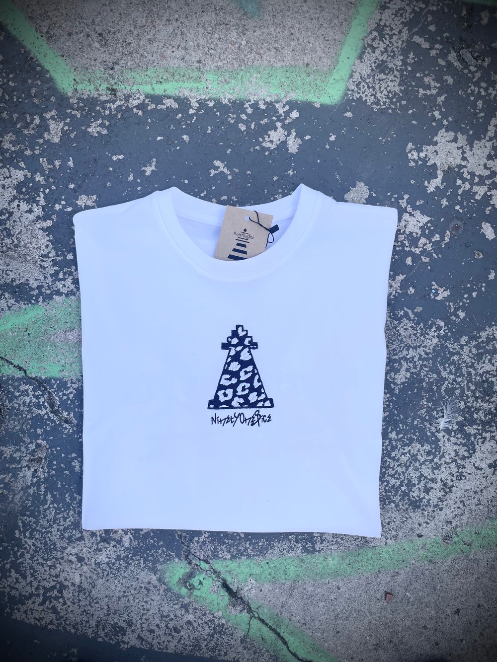 Image of Kids Black Leopard Tee