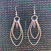 Image 1 of Color Shifting .925 Silver Earrings