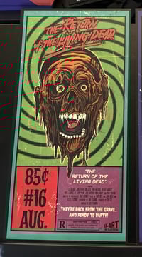 “Back From the Grave” corner box print 