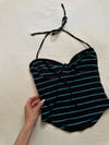 80s Betsey Johnson New York buster halter top