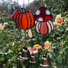 Mushroom and Pumpkin Windchime Custom order for KIT