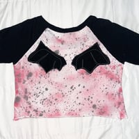 Image 2 of devil wing crop top