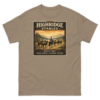 Image 8 of Highridge Stables Horseback Riding Trail T-Shirt