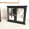  Painted Wooden Mirrored Cabinet