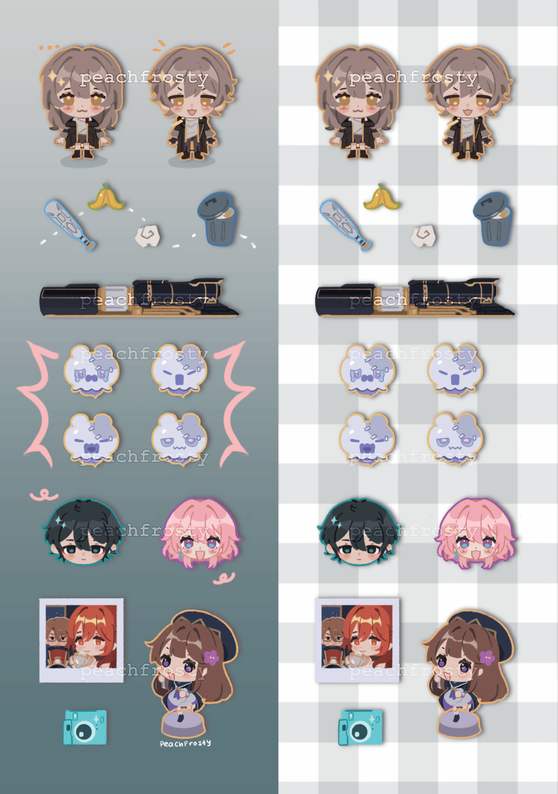 [Preorder] My Love Story With Yamada-Kun at Lv999 Sticker Sheet