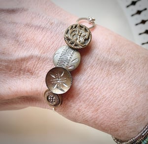Image of "The Dragonfly" Button Bracelet