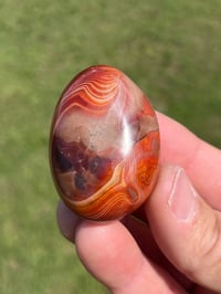 Image 3 of Carnelian Polished Agate 5 Piece Lot #2230