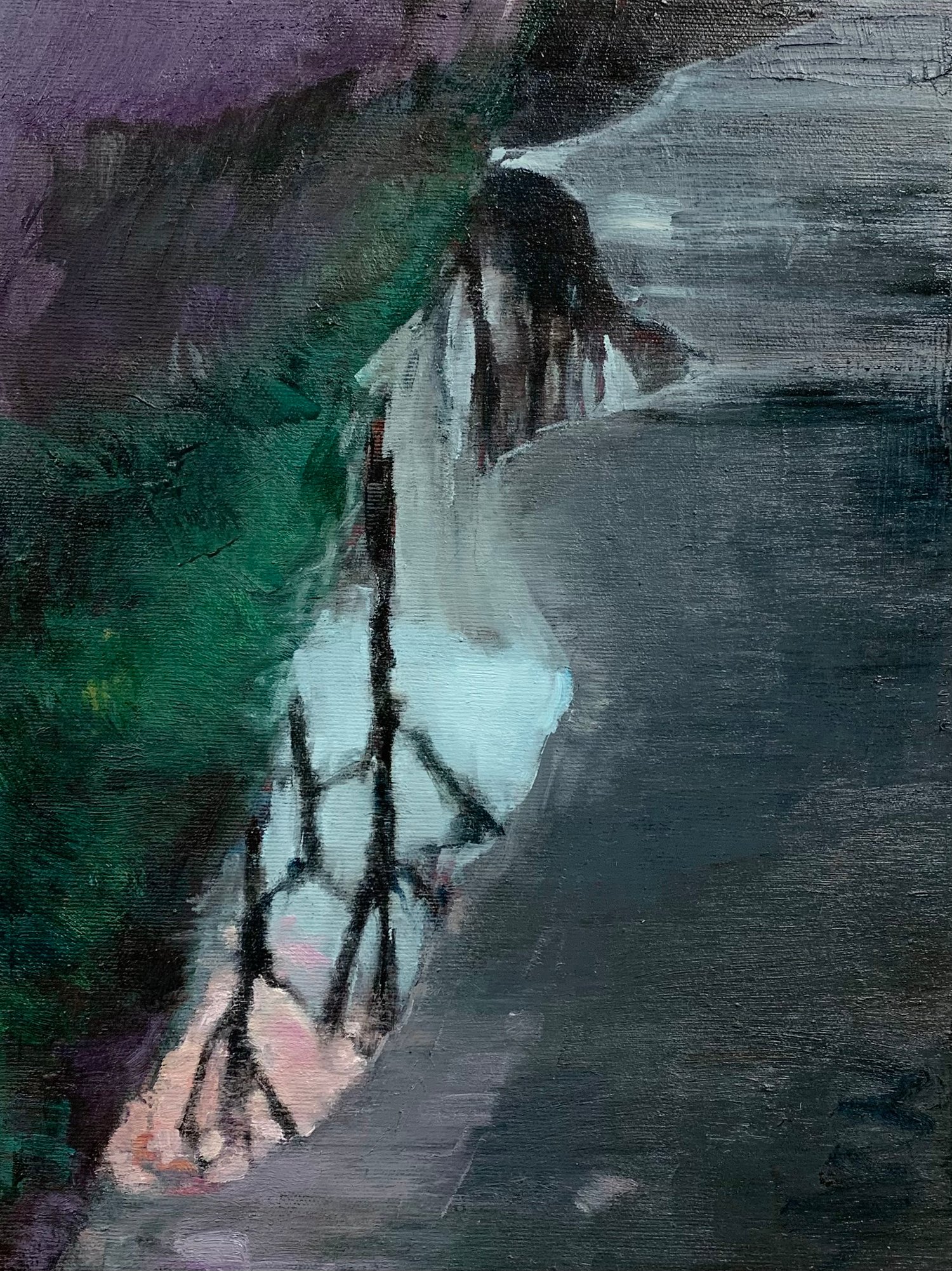 Image of "Islands Brygge – Malerdrømme og tankestreger – Pyt" / 30x40 cm