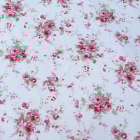 Image 4 of Made to Order - 'Opal' Elegant Blush Pink Rose Floral Bouquets Vintage Style Eiderdown