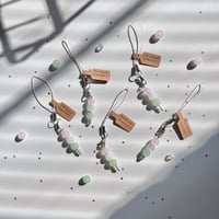 Image 1 of tricolor dango phone charms!! 🍡