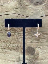 Image 2 of Iolite Star Earrings