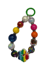 Colorful Hawaiian Keychain 