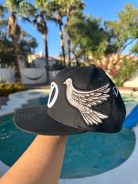 Image 2 of Double dove black SnapBack 