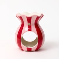 Image 1 of Stripy pink wax burner 