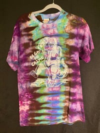 Image 1 of SMALL Be Gay Do Crime Godzilla Tie Dye Shirt 2