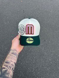 Image 2 of OFF WHITE TRI TONE ESTADOS UNIDOS MEXICANOS CUSTOM FITTED CAP