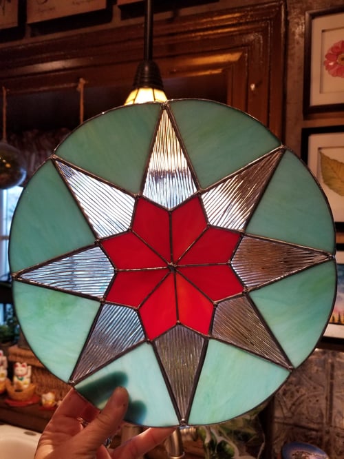 Image of Mandala- stained glass