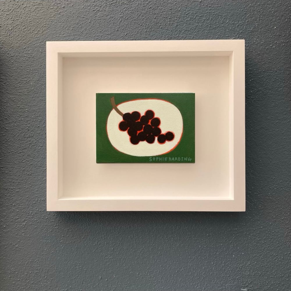 Image of Black Grapes original painting 