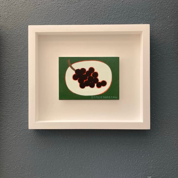 Image of Black Grapes original painting 