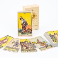 Image 5 of The Classic Tarot Cards Deck 78Pcs For Easy Beginners Fate Fortune Telling Party Tabletop Board Game