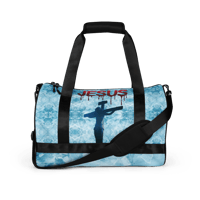 Image 4 of gym bag (Washed in the blood of JESUS)