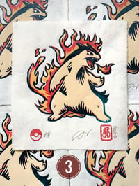 Image 4 of Typhlosion! PKMN Color Reduction Print