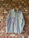 doodle artsy shirt blue purple