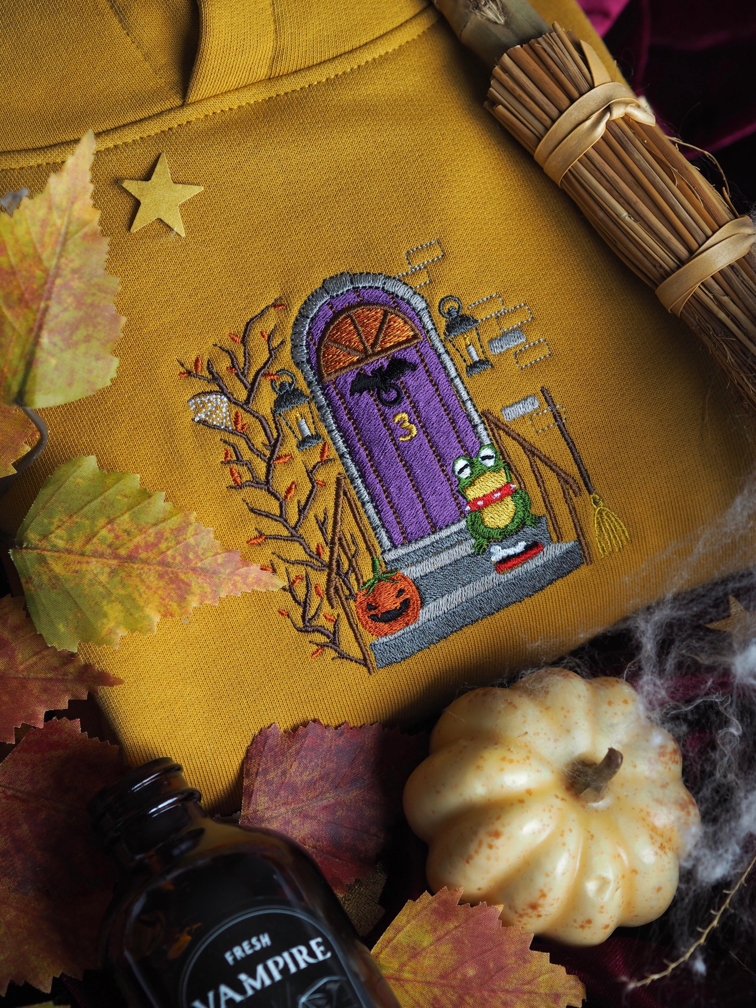 Image of The Witch's Door - Mustard Hoody