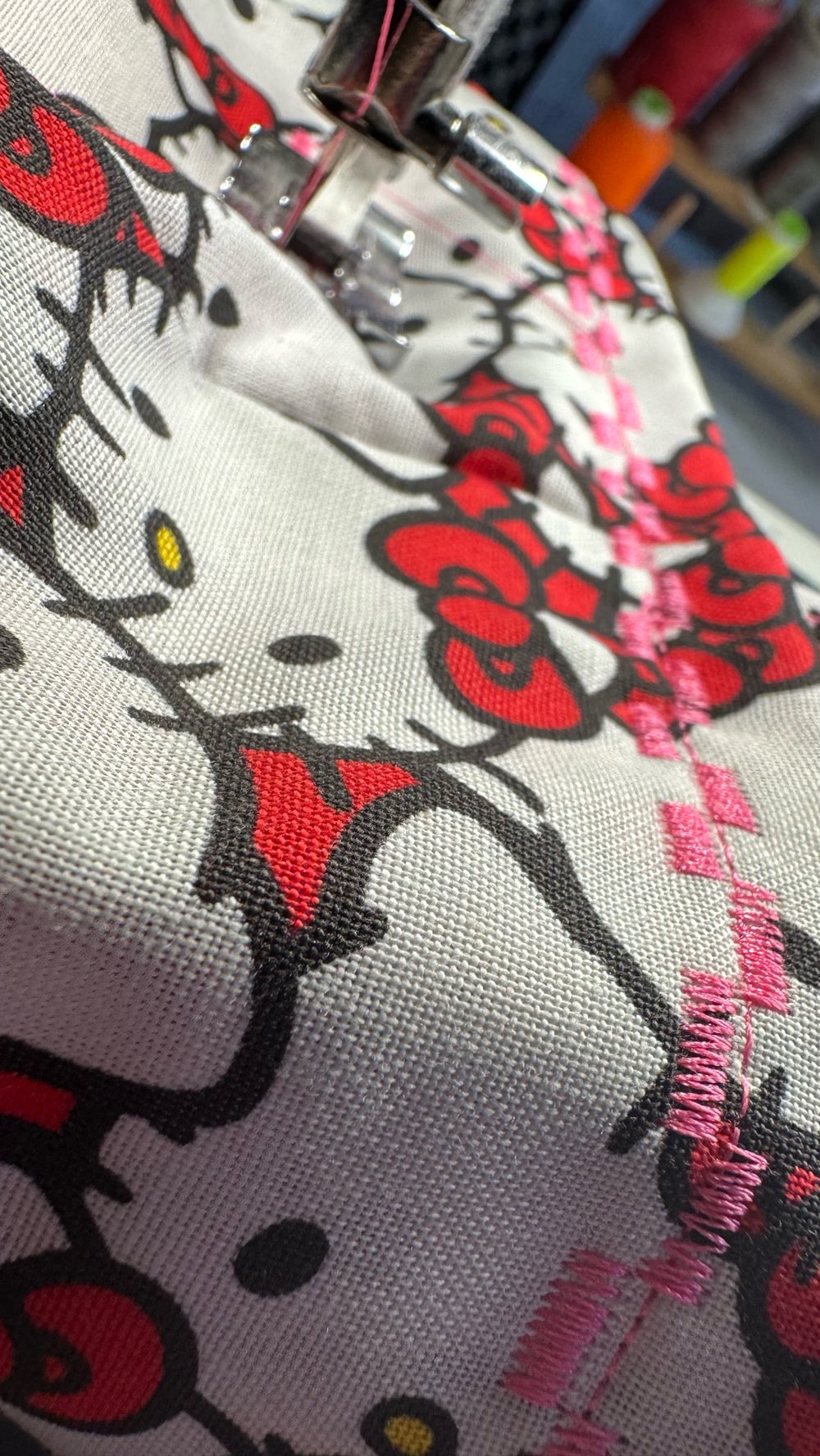 Image of Hello kitty custom made welding cap 
