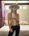 late 1960s  suede fringe lace up vest 