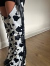 Multiple colours* Animal print chaps with trim