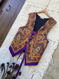 Image 1 of Chaleco feito a man. FOLIADA219. Talla S/M. En Stock!