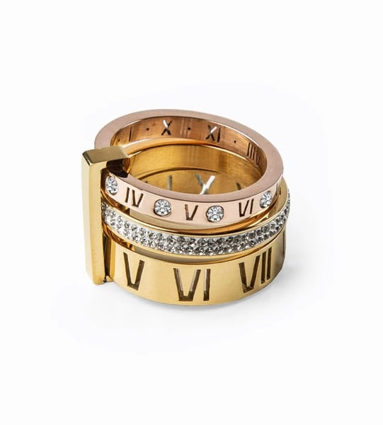 Image of Gold Trio Ring