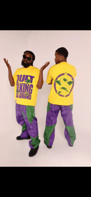 Image 2 of Yellow/ Green Windbreaker Set